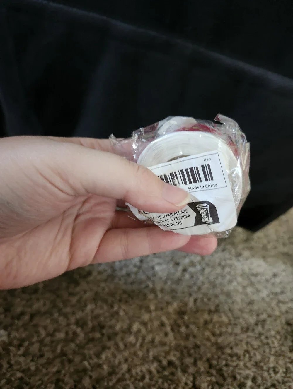 Heart Sticker Roll - Red Heart Design